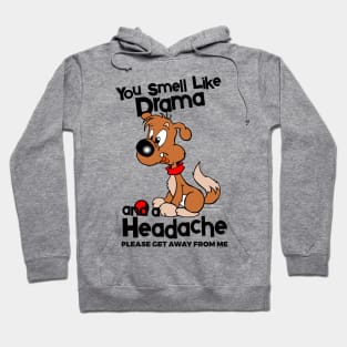 You Smell Like Drama And A Headache Please Get Away From Me Hoodie